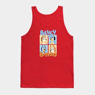 Bluey Bingo on Frame Tank Top